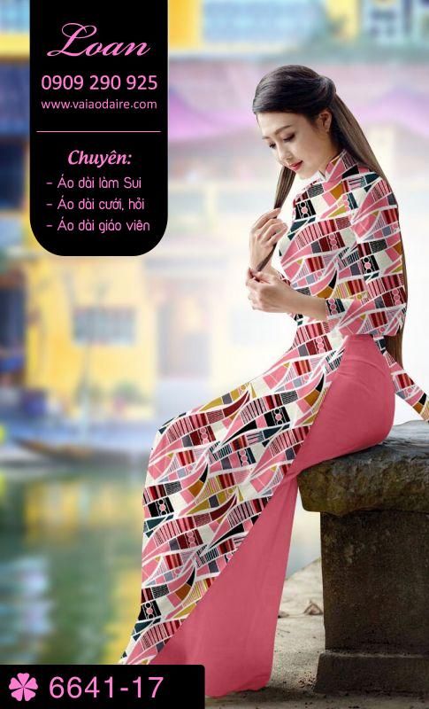 Vải áo dài lập thể