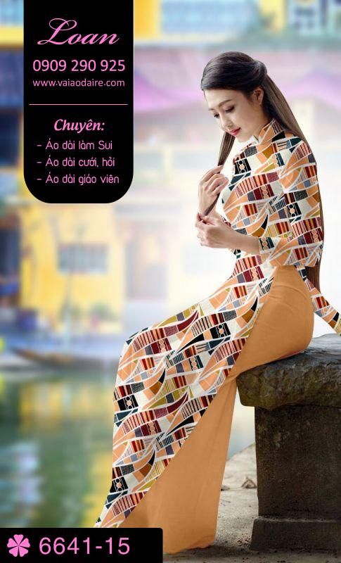 Vải áo dài lập thể