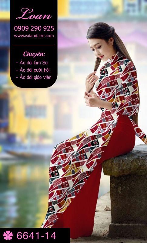 Vải áo dài lập thể