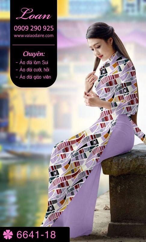 Vải áo dài lập thể