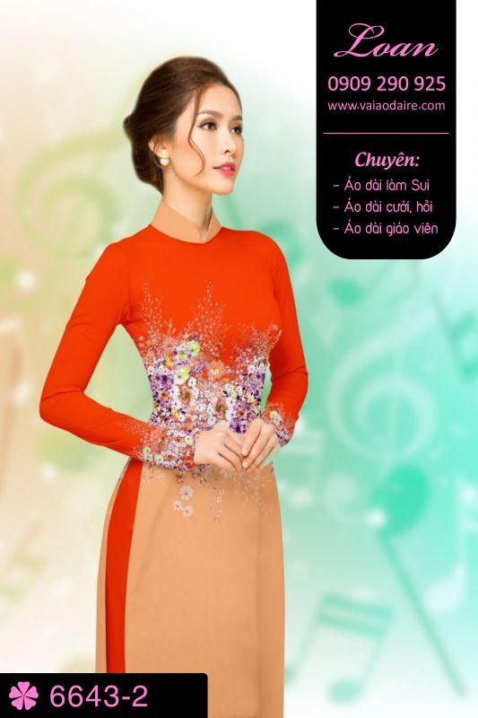 Vải áo dài phong cảnh