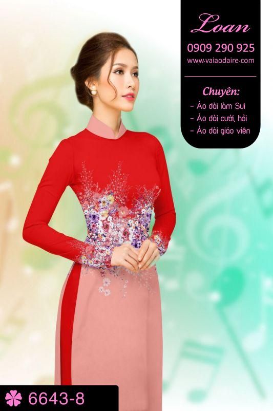 Vải áo dài phong cảnh