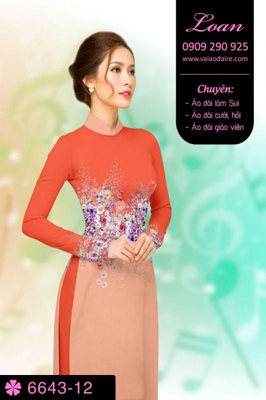 Vải áo dài phong cảnh