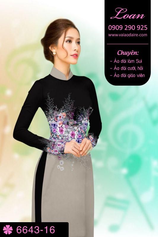 Vải áo dài phong cảnh