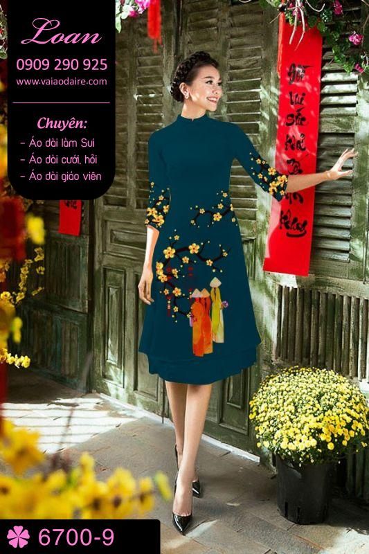 Vải áo dài cách tân tết Vải áo dài cách tân tết