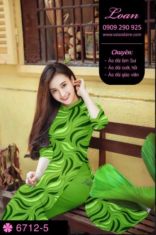 Vải áo dài lập thể