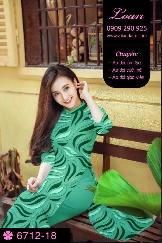 Vải áo dài lập thể