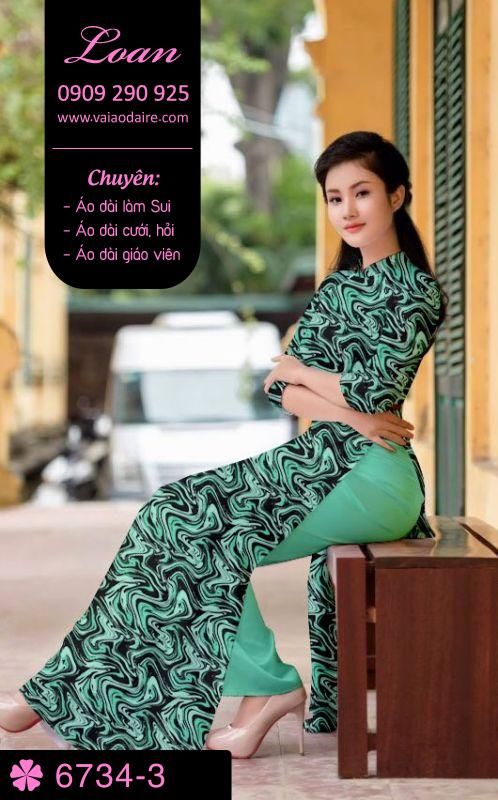 Vải áo dài lập thể