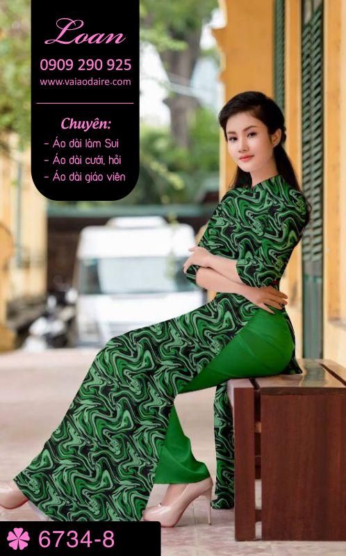 Vải áo dài lập thể