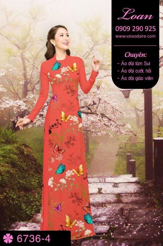 Vải áo dài bươm bướm Vải áo dài bươm bướm