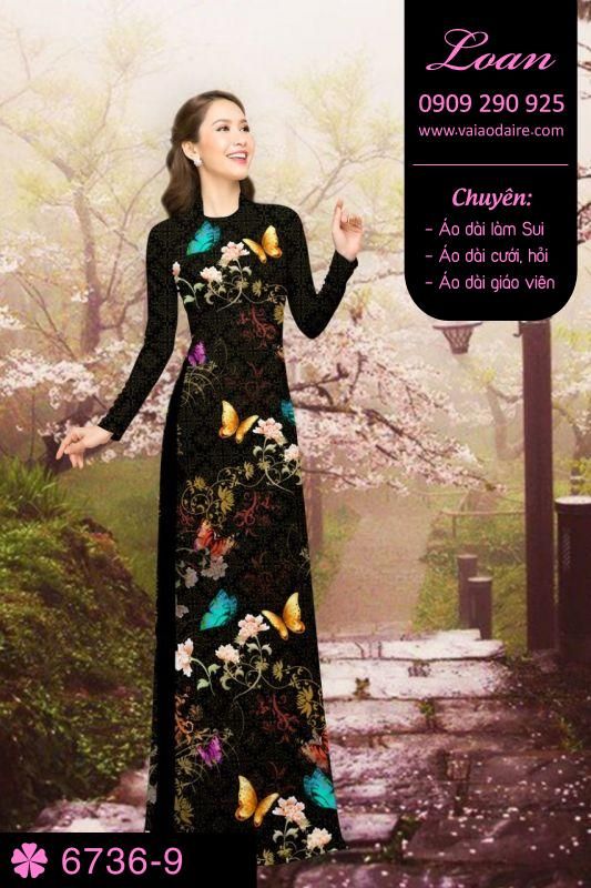 Vải áo dài bươm bướm Vải áo dài bươm bướm