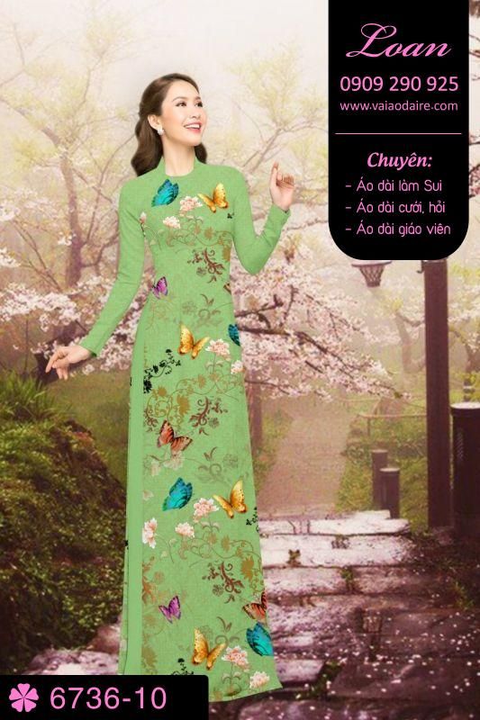 Vải áo dài bươm bướm Vải áo dài bươm bướm