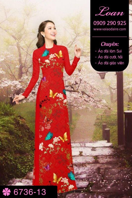 Vải áo dài bươm bướm Vải áo dài bươm bướm