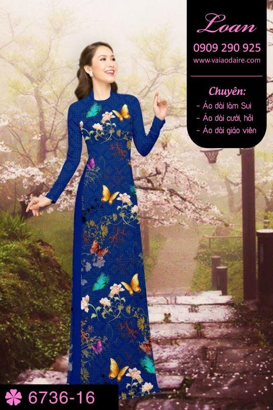 Vải áo dài bươm bướm Vải áo dài bươm bướm