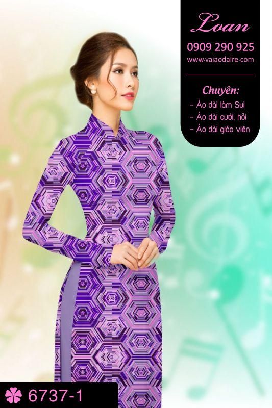 Vải áo dài lập thể