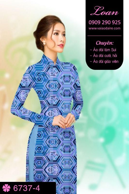 Vải áo dài lập thể