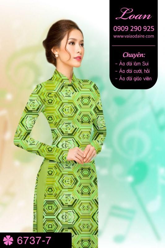Vải áo dài lập thể