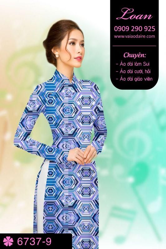 Vải áo dài lập thể