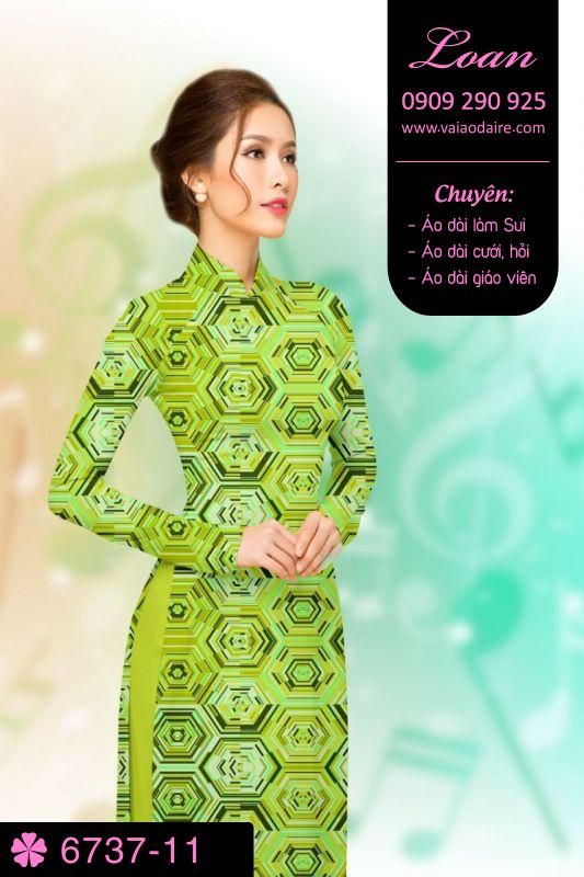 Vải áo dài lập thể