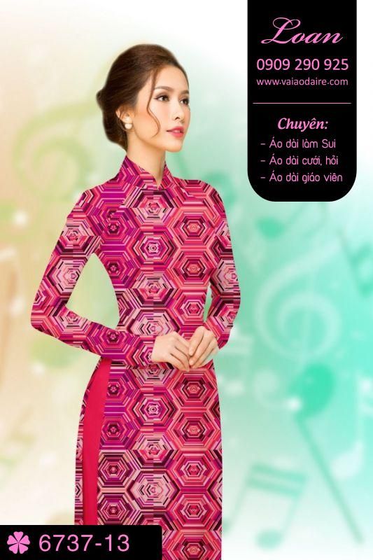 Vải áo dài lập thể