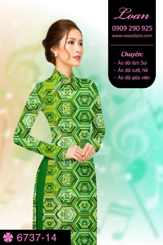 Vải áo dài lập thể
