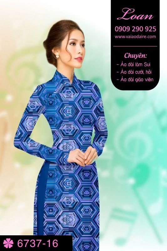 Vải áo dài lập thể