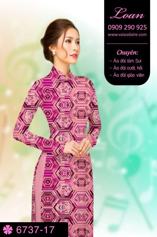 Vải áo dài lập thể