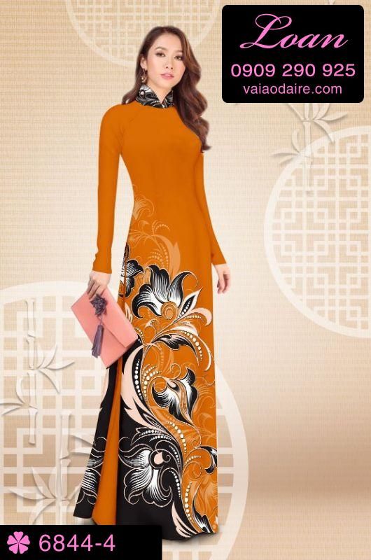 Vải áo dài hoa văn đẹp Vải áo dài hoa văn đẹp
