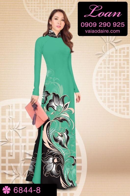 Vải áo dài hoa văn đẹp Vải áo dài hoa văn đẹp