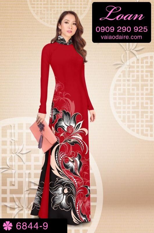 Vải áo dài hoa văn đẹp Vải áo dài hoa văn đẹp