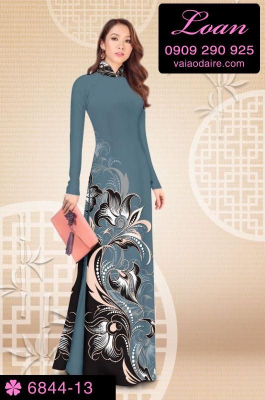 Vải áo dài hoa văn đẹp Vải áo dài hoa văn đẹp
