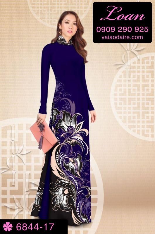 Vải áo dài hoa văn đẹp Vải áo dài hoa văn đẹp