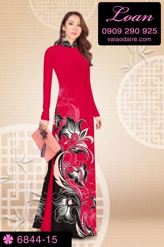 Vải áo dài hoa văn đẹp Vải áo dài hoa văn đẹp