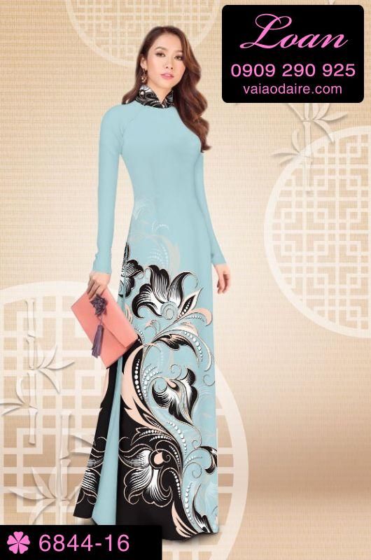 Vải áo dài hoa văn đẹp Vải áo dài hoa văn đẹp