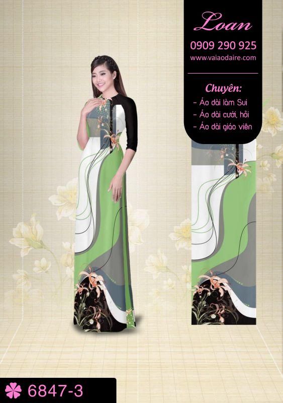 Vải áo dài lập thể