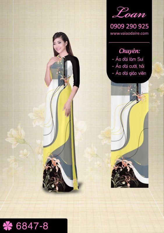Vải áo dài lập thể