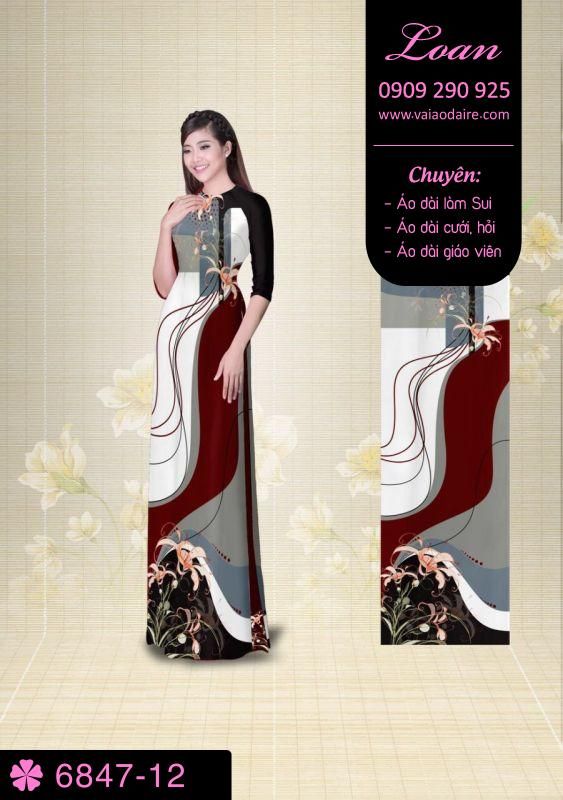Vải áo dài lập thể