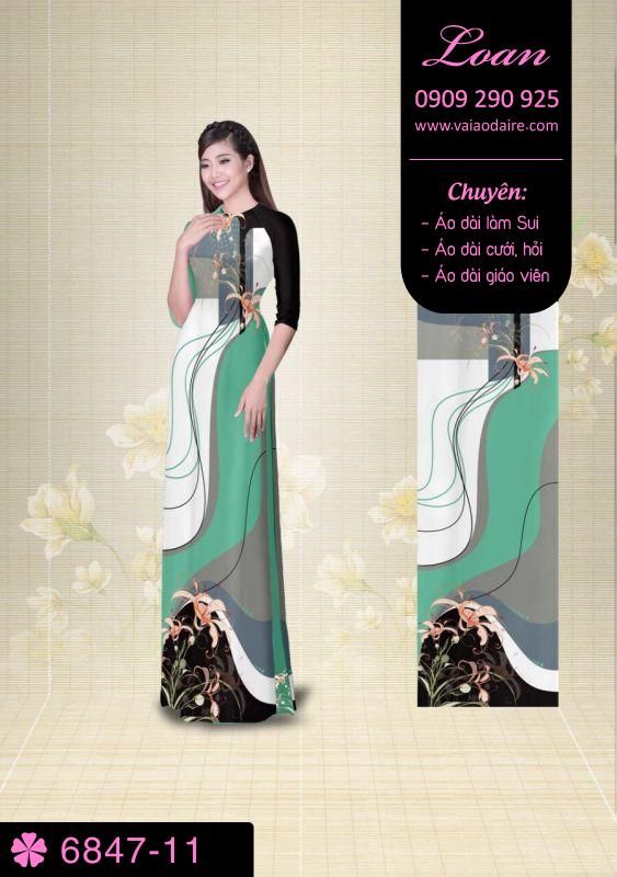 Vải áo dài lập thể