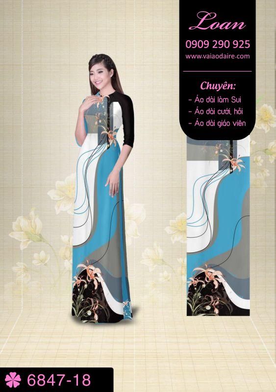 Vải áo dài lập thể