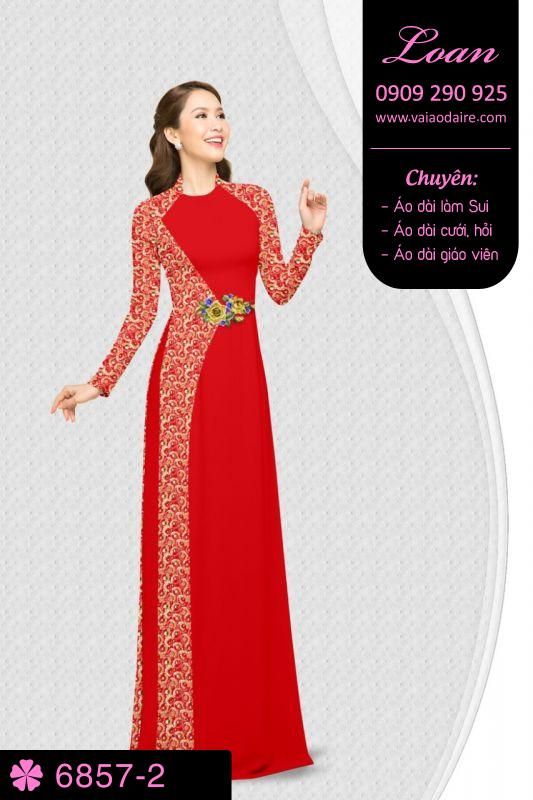 Vải áo dài hoa văn