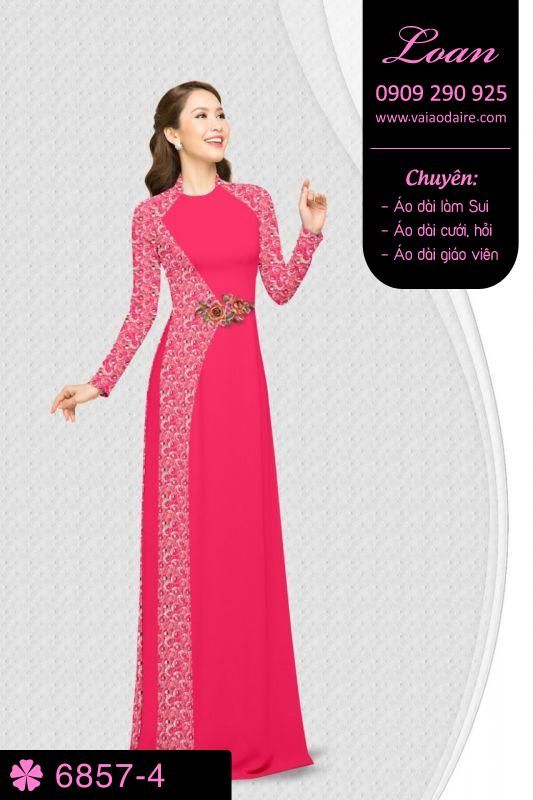 Vải áo dài hoa văn