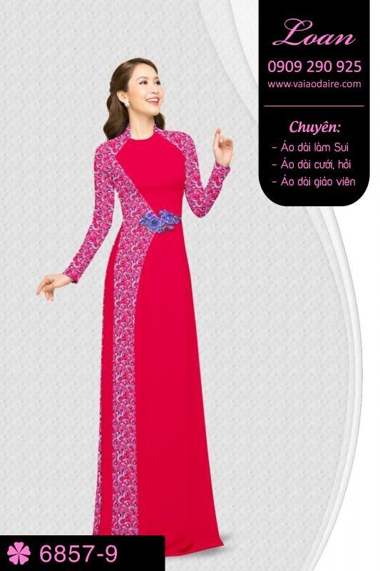 Vải áo dài hoa văn