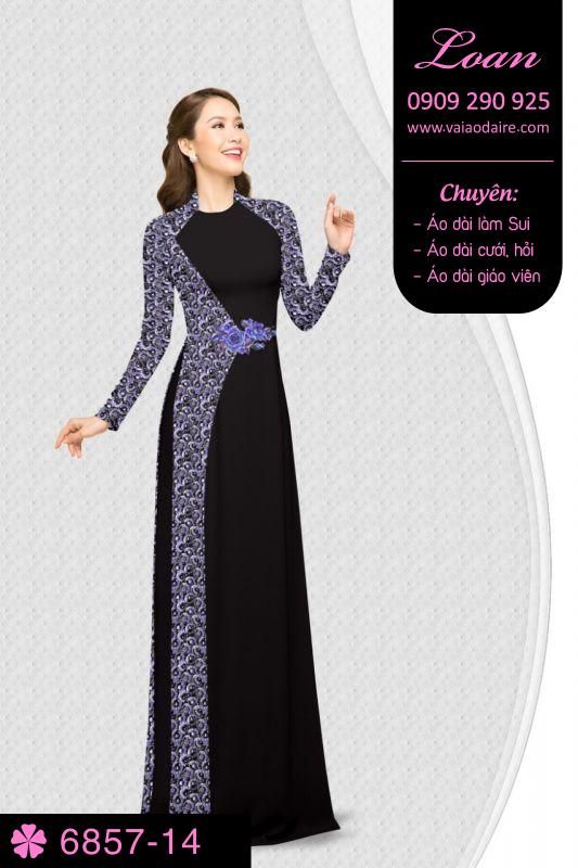 Vải áo dài hoa văn