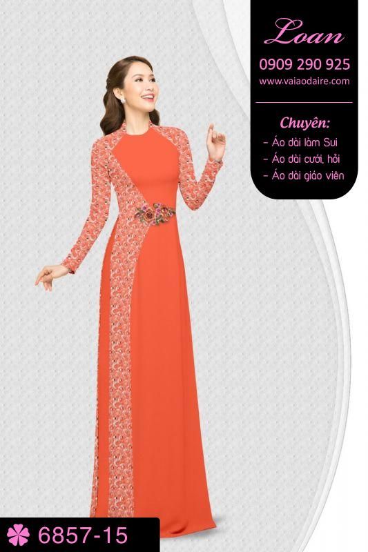Vải áo dài hoa văn