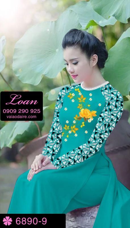 Vải áo dài hoa nhỏ Vải áo dài hoa nhỏ