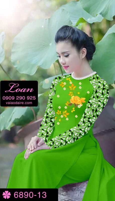 Vải áo dài hoa nhỏ Vải áo dài hoa nhỏ