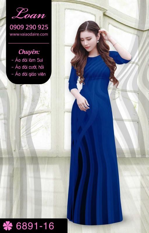 Vải áo dài đường kẻ sọc