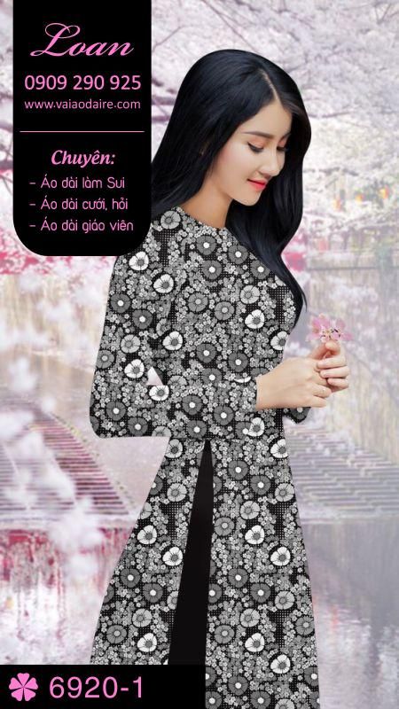 Vải áo dài hoa Sen Vải áo dài hoa Sen