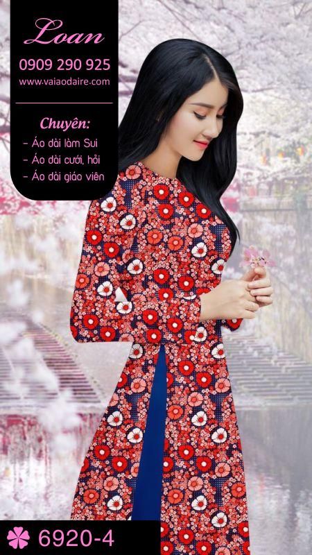 Vải áo dài hoa Sen Vải áo dài hoa Sen