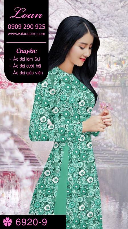 Vải áo dài hoa Sen Vải áo dài hoa Sen